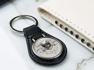 Leather Key Holder Glossy Edition Leather Force